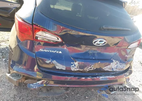 2018 Hyundai Santa Fe Sport 2.4L из США, поврежденный, VIN 5XYZT3LB2JG568341